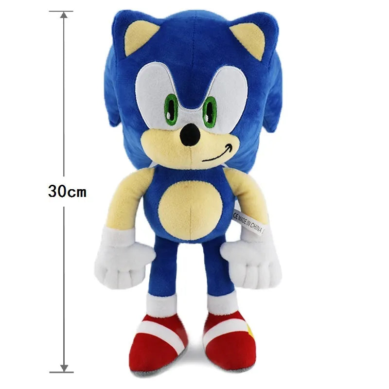 Peluche Sonic Géante 30 cm - Le Compagnon Idéal des Fans