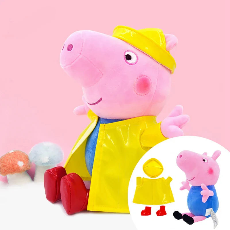 Peluche George de Peppa Pig - Compagnon Câlin 15 cm