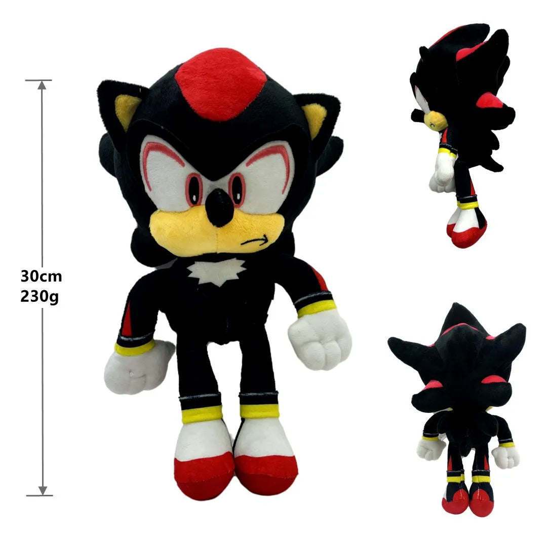 Peluche Sonic Boom Shadow 30 cm - Cadeau Idéal pour les Fans