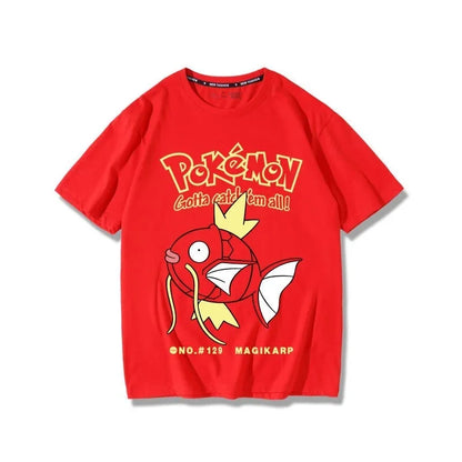 T-shirt d'été Pikachu à manches courtes