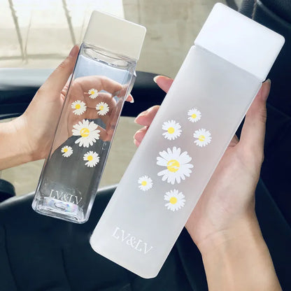 Gourde Fleurs en Plastique - Hydratation Stylée pour Enfants