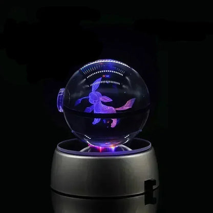 Kristall Pokeball mit 3D Effekt Realxo Mewtu Pikachu uvm. kaufen