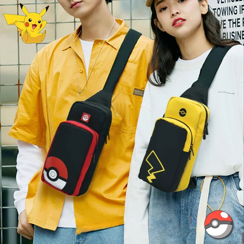 Sac Crossbody Sling Pokémon – Design Pokeball ou Pika