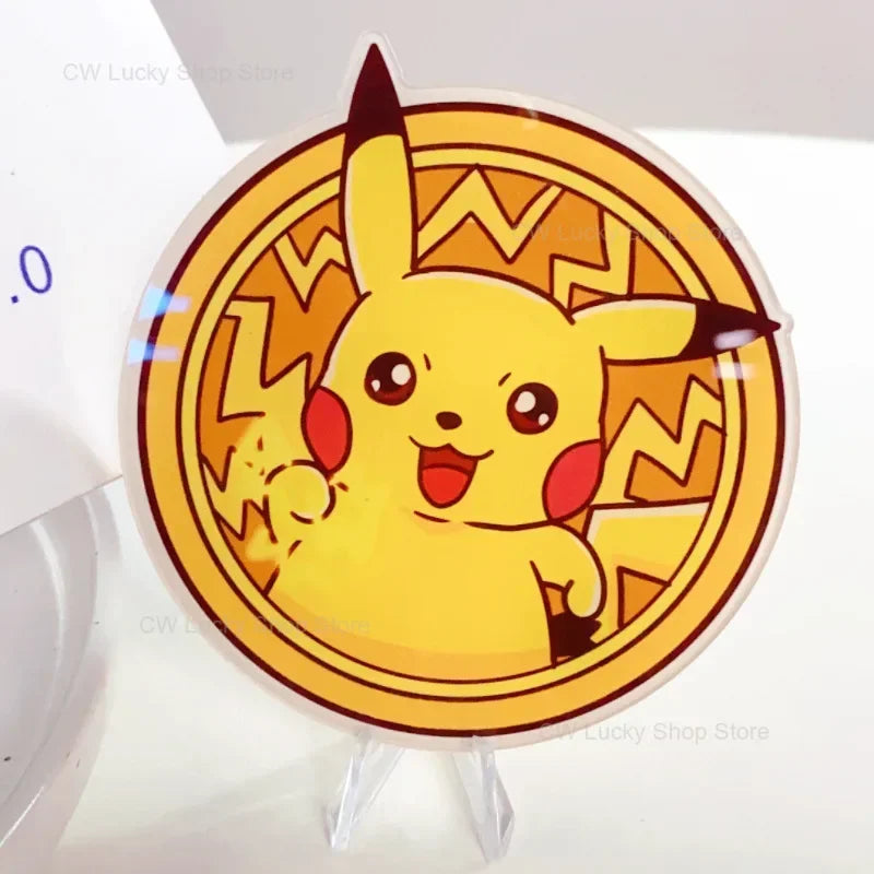 Sous-verres en acrylique Pokémon Pikachu - Designs ludiques et durabilité exceptionnelle