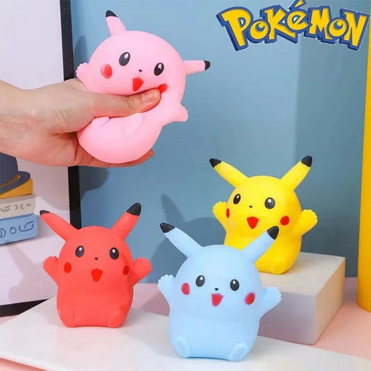 Pikachu Anti-Stress en Silicone - Plusieurs Couleurs Disponibles