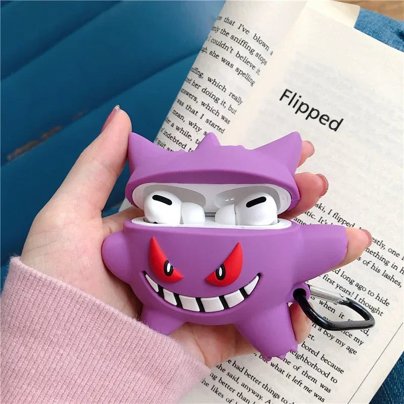 Coque 3D Gengar pour AirPods - Style et Protection Pokémon