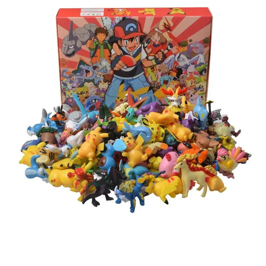 Collection de Figurines Pokémon Grandes en Boîte Cadeau (20-100 pièces)