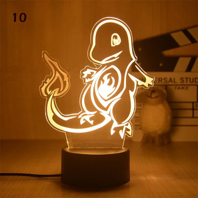 Lampe Décorative Pokémon LED - Ambiance Chaleureuse et Stylée