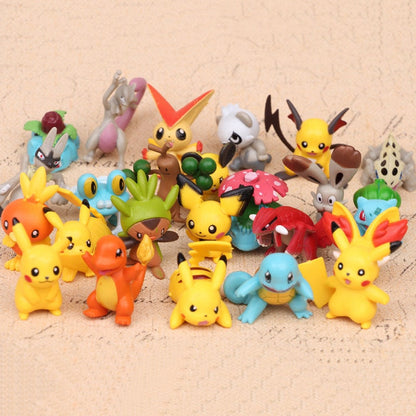 Collection de 24 Figurines Pokémon en PVC