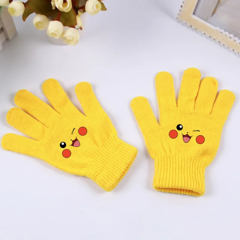 Gants d'Hiver Pikachu pour Enfants - Confort et Chaleur Adorables