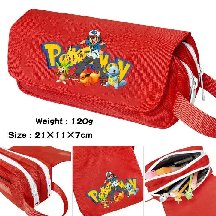 Trousse Pikachu Colorée - Organisation Scolaire Fun !