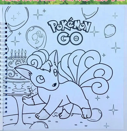 Livre de Coloriage Pokémon : Pikachu et Ses Amis