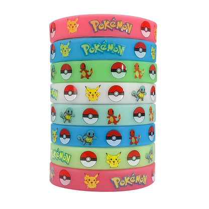 Bracelets Pokémon Lumineux pour Enfants - 4 ou 6 Pièces Magiques