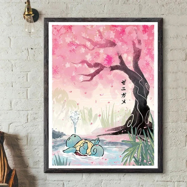 Affiche en Toile Pokémon – Magie et Couleurs pour Votre Intérieur