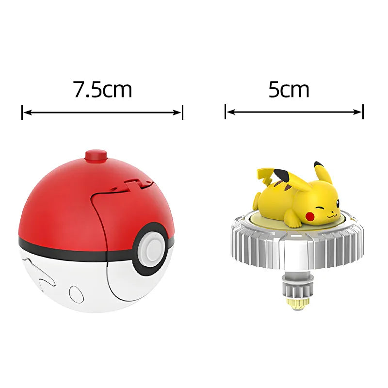 Pokémon Ball Spinning Toy avec Figurine - Aventure Interminable