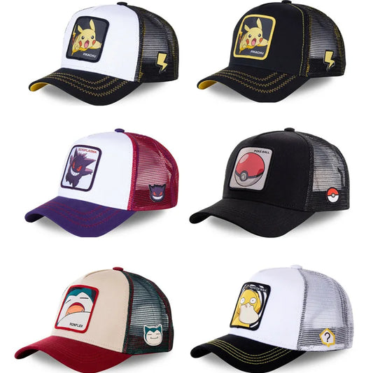 Casquettes de Baseball Été Pokémon pour Adultes