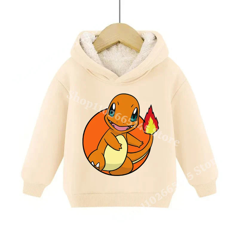 Pullies Hoodies Enfants Pokémon Douillets et Colorés