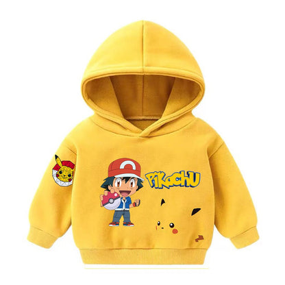 Sweat à Capuche Pokémon Confortable pour Enfants