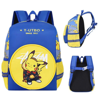 Sac à dos Pikachu bleu et jaune pour enfants