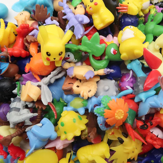 Ensemble de 144 Figurines Pokémon avec 2 Pokéballs dans Boîte Cadeau