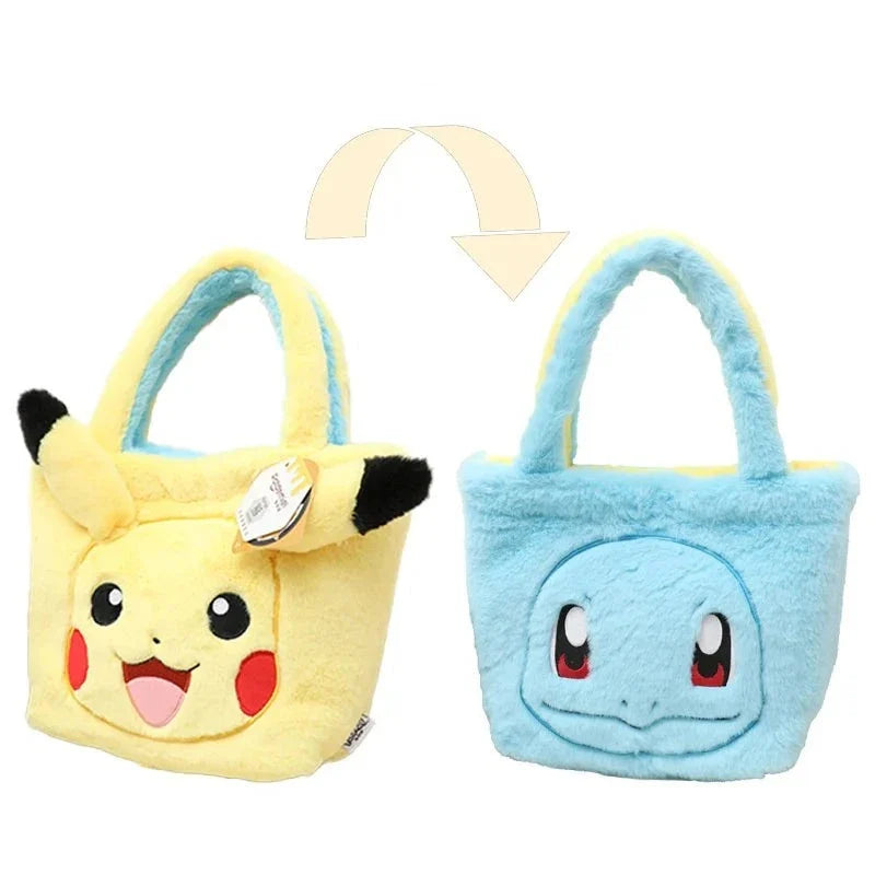 Sacs à Main en Peluche Pokémon 2en1 - Designs Amusants