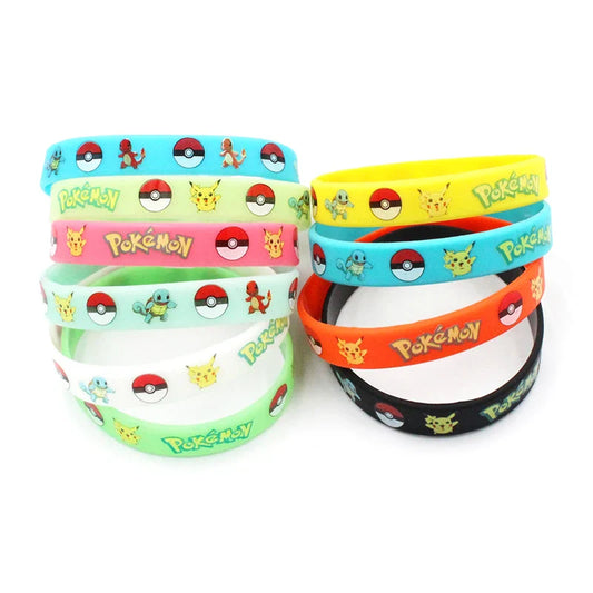 Bracelets Pokémon Lumineux pour Enfants - 4 ou 6 Pièces Magiques