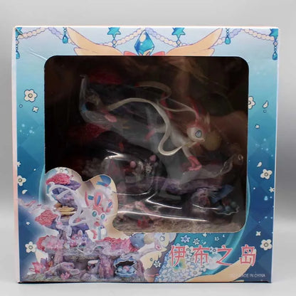 Figurine Insel de Feelinara Sylveon - Statue Pokémon 20 cm