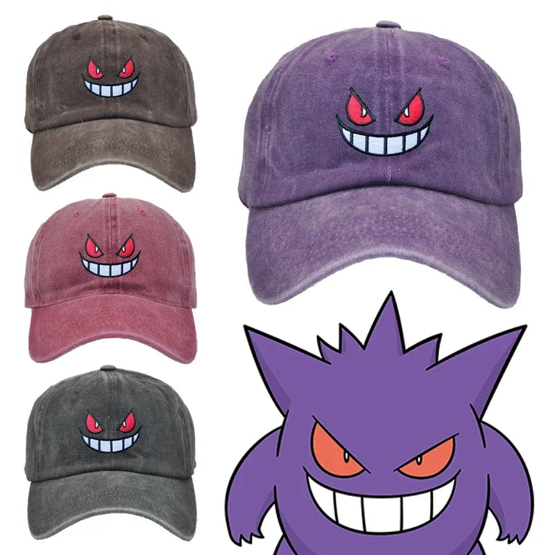 Casquette de baseball Pokémon Gengar - Style et confort à deux couleurs