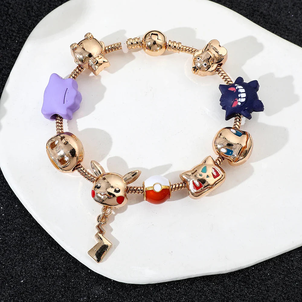 Bracelet Pokémon avec Pendentifs Iconiques