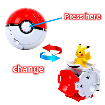 Starter Pokemon Figuren mit Poke Ball