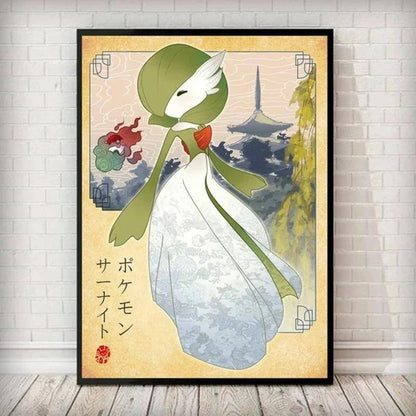 Affiche en Toile Pokémon – Magie et Couleurs pour Votre Intérieur