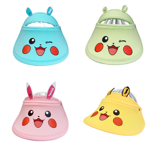 Casquette Visor Pikachu Enfants avec Oreilles 3D