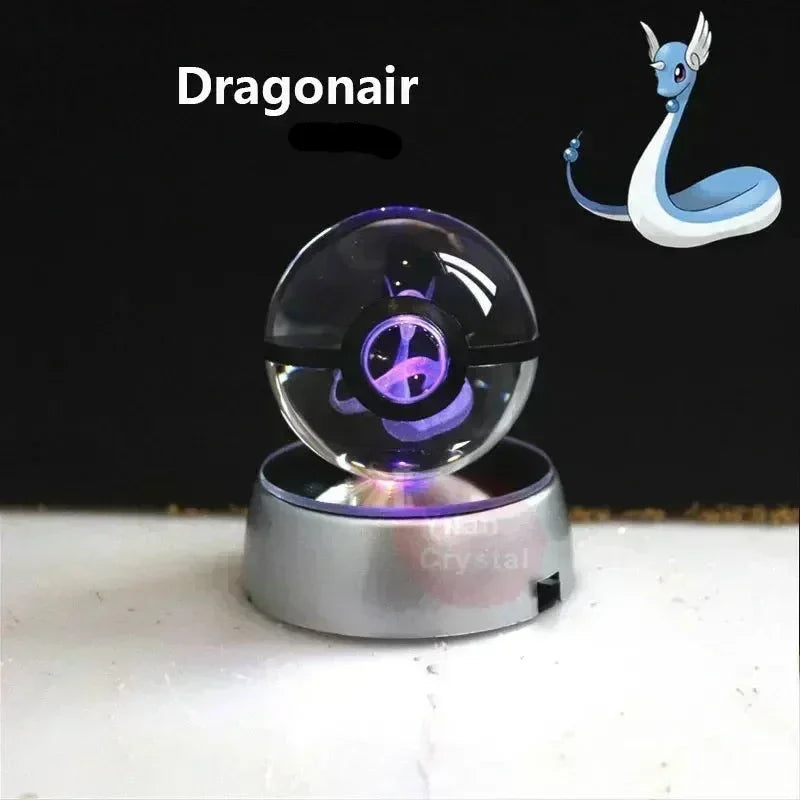 Kristall Pokeball mit 3D Effekt Realxo Mewtu Pikachu uvm. kaufen