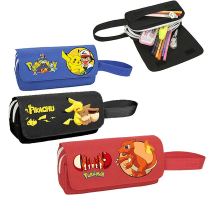 Trousse Pikachu Colorée - Organisation Scolaire Fun !