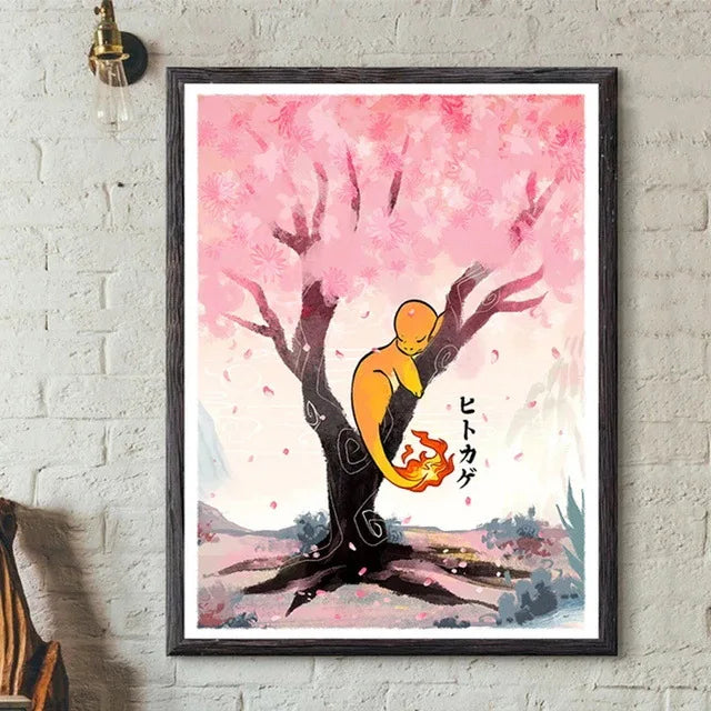 Affiche en Toile Pokémon – Magie et Couleurs pour Votre Intérieur