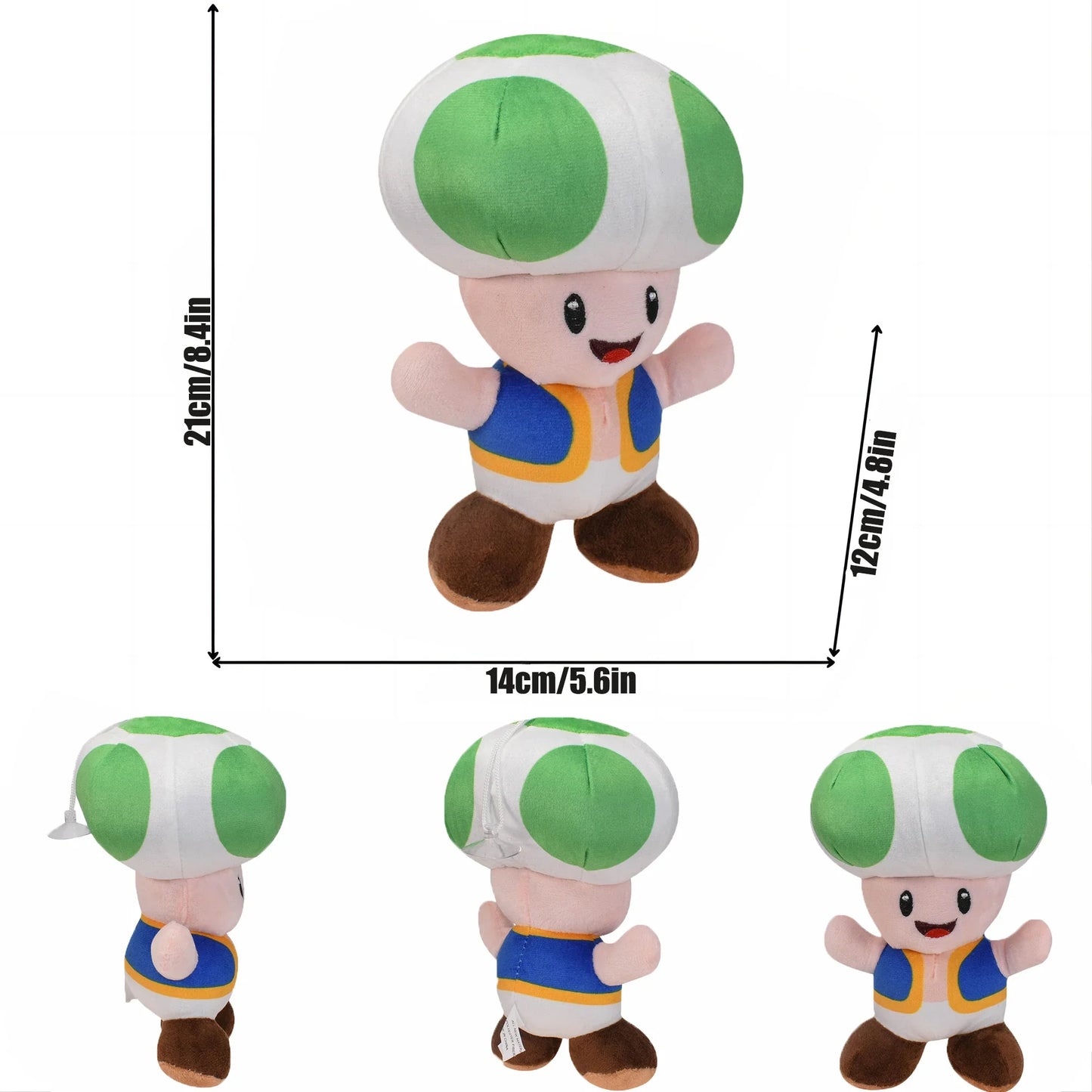 Peluche Toad Mario 20 cm - Compagnon de Rêves