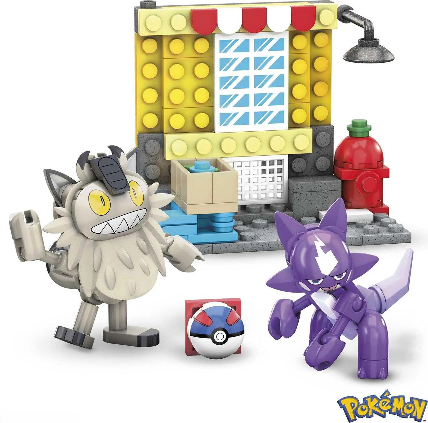 MEGA Pokemon Klemm-Baustein Sets (Zigzachs und Machollo oder Mauzi und Toxel)