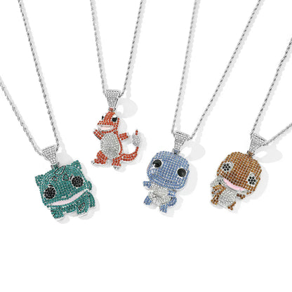 Stylishe Bling bling Pokemon Halsketten - viele Motive