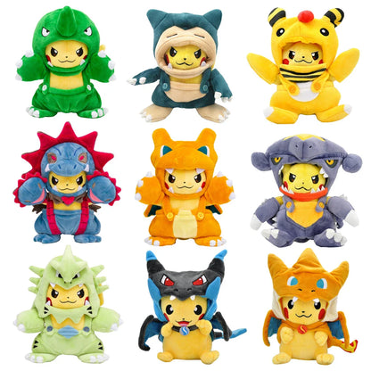 Pikachu Cosplay Plüschtiere - Collection Adorable de Peluches Pokémon