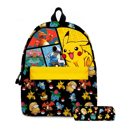 Pikachu Rucksack mit Federmappe im praktischen Set kaufen