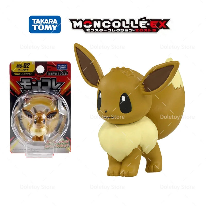 Figurines Pokémon Evoli et ses Évolutions - Collection Complète