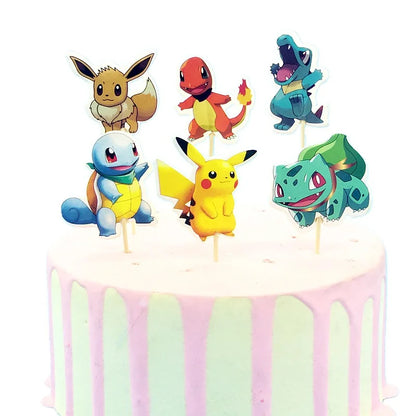 Topper de Gâteau Pikachu Festif