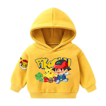 Sweat à Capuche Pokémon Confortable pour Enfants