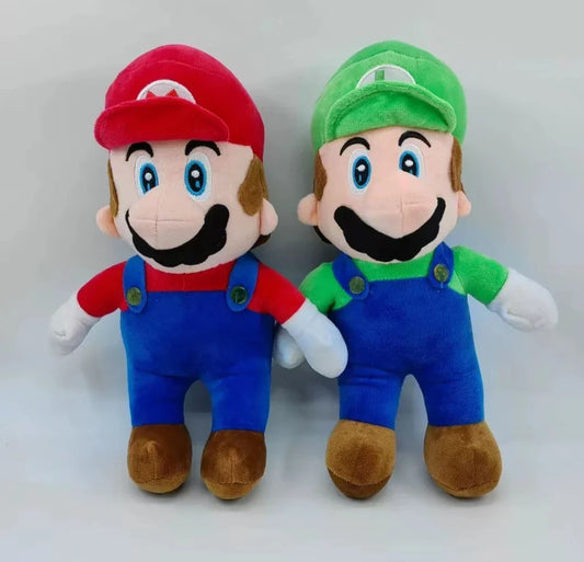 Peluche Luigi 25 cm - Compagnon Idéal pour les Câlins