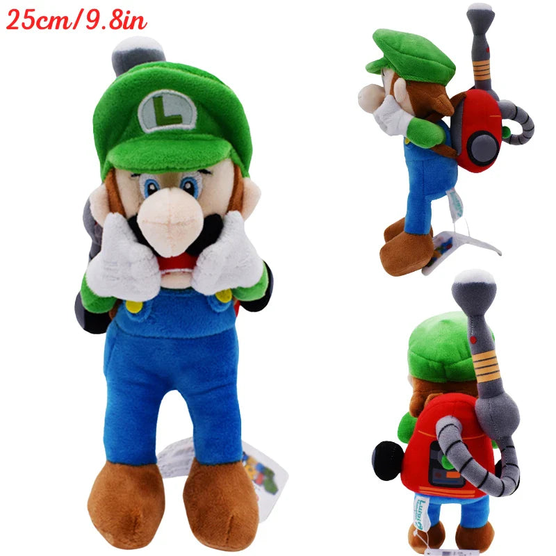 Peluche Luigi Mansion 25 cm - Compagnon idéal des fans !