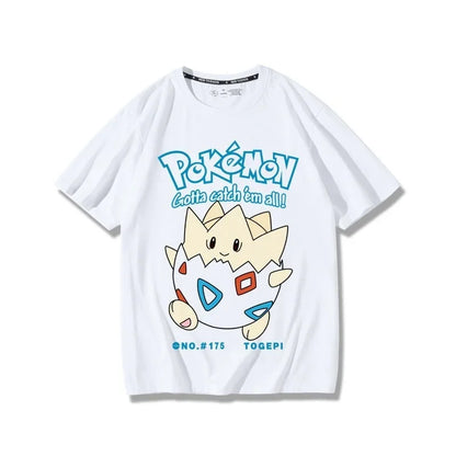 T-shirt d'été Pikachu à manches courtes