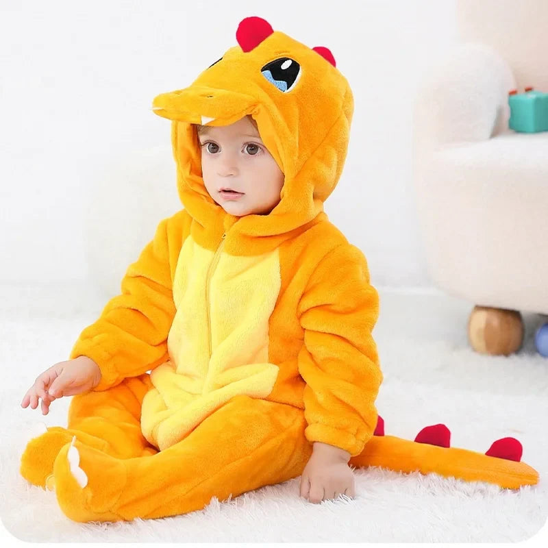 Pyjama Glumanda Pokémon avec Capuche et Queue pour Bébé