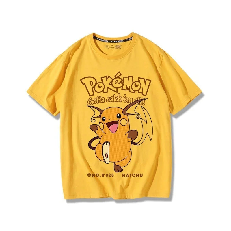 T-shirt d'été Pikachu à manches courtes