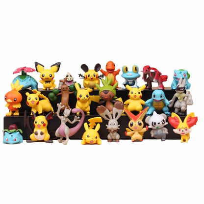 Collection de 24 Figurines Pokémon en PVC