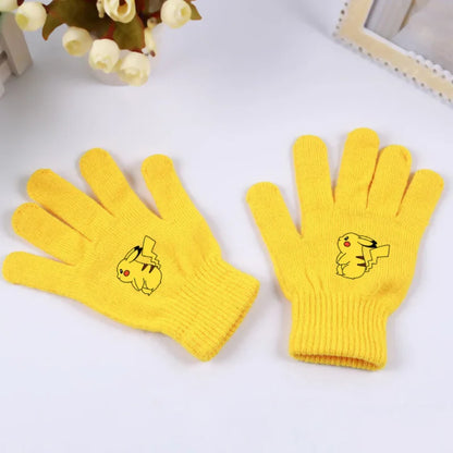 Gants d'Hiver Pikachu pour Enfants - Confort et Chaleur Adorables